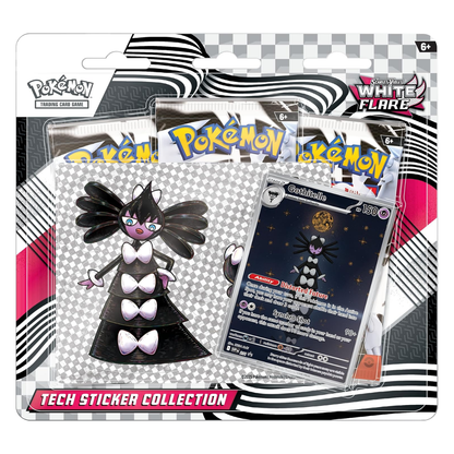 Black Bolt & White Flare Tech Sticker Collection