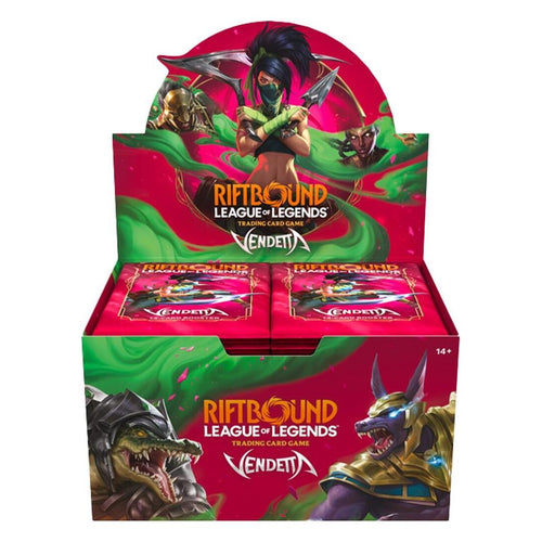 Vendetta Booster Display – Riftbound: League of Legends Trading Card Game English sealed product